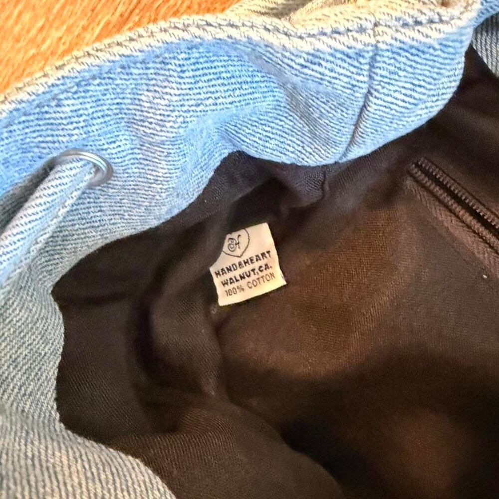 Levi's Light Blue Denim Crossbody Backpack - Picture 5 of 8